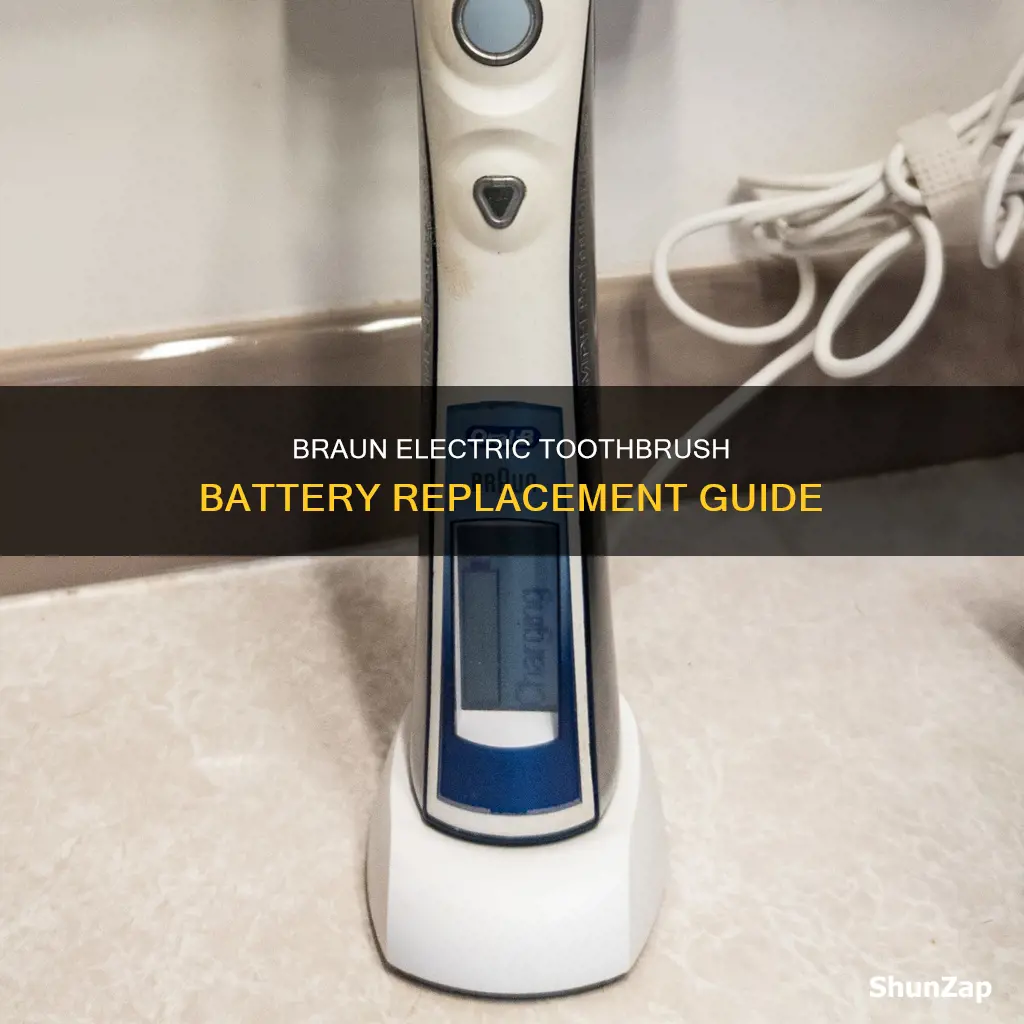 how to replace braun electric toothbrush battery