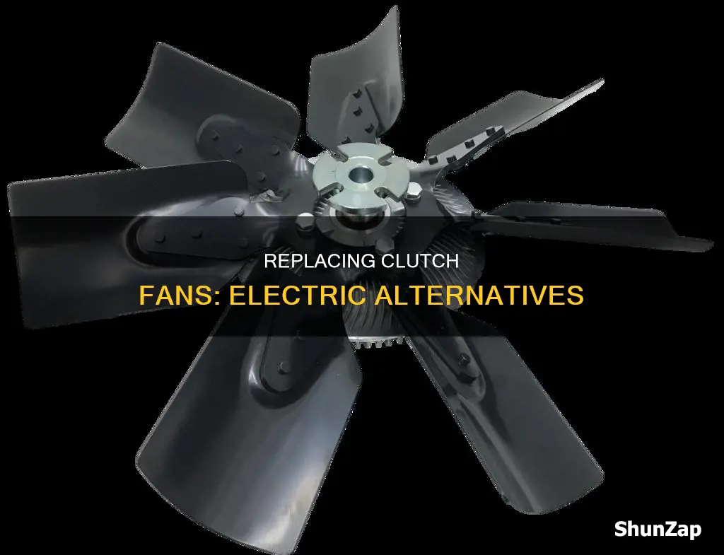 how to replace clutch fan with electric