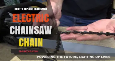 Craftsman Electric Chainsaw: Replacing the Chain