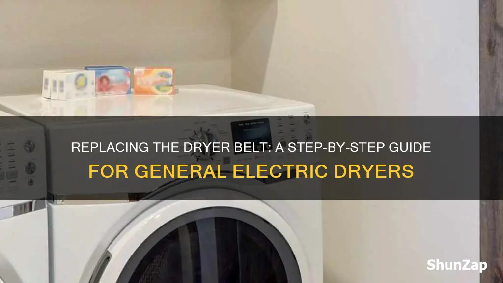 how to replace dryer belt general electric