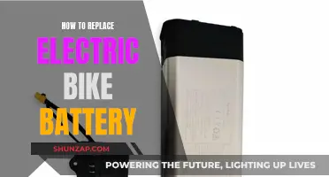 Electric Bike Battery Replacement: A Step-by-Step Guide