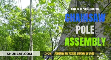 Electric Chainsaw Maintenance: Replacing Pole Assembly