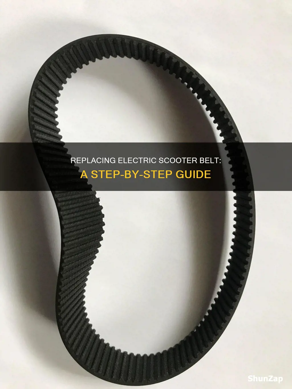 how to replace electric chinese scooter belt