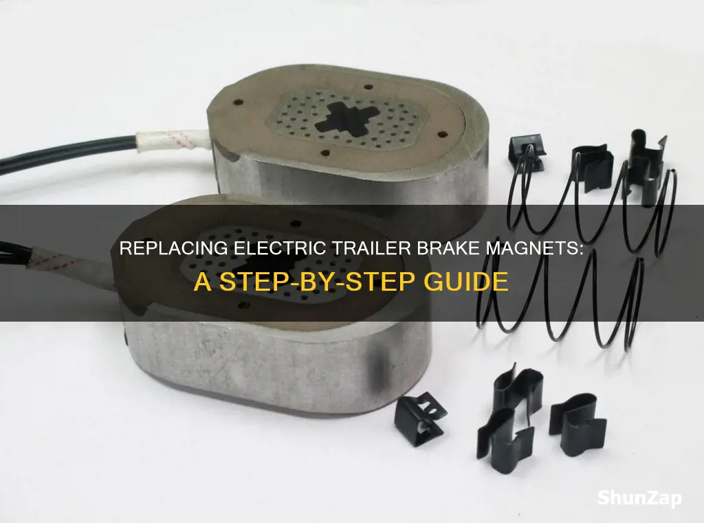 how to replace electric trailer brake magnets