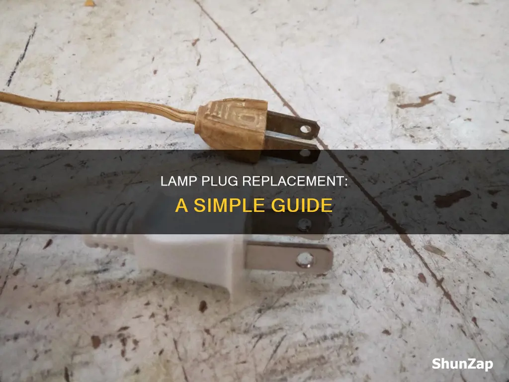 how to replace electrical plug on lamp
