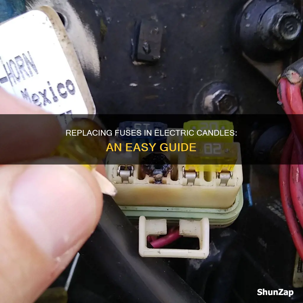 how to replace fuse in electric candle
