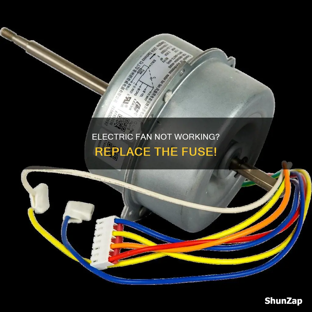 how to replace fuse in electric fan