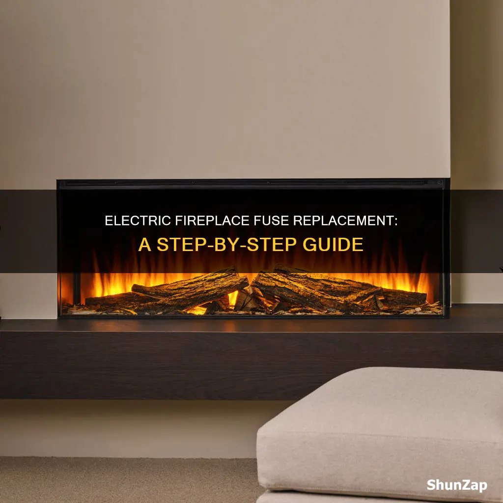 how to replace fuse in electric fireplace