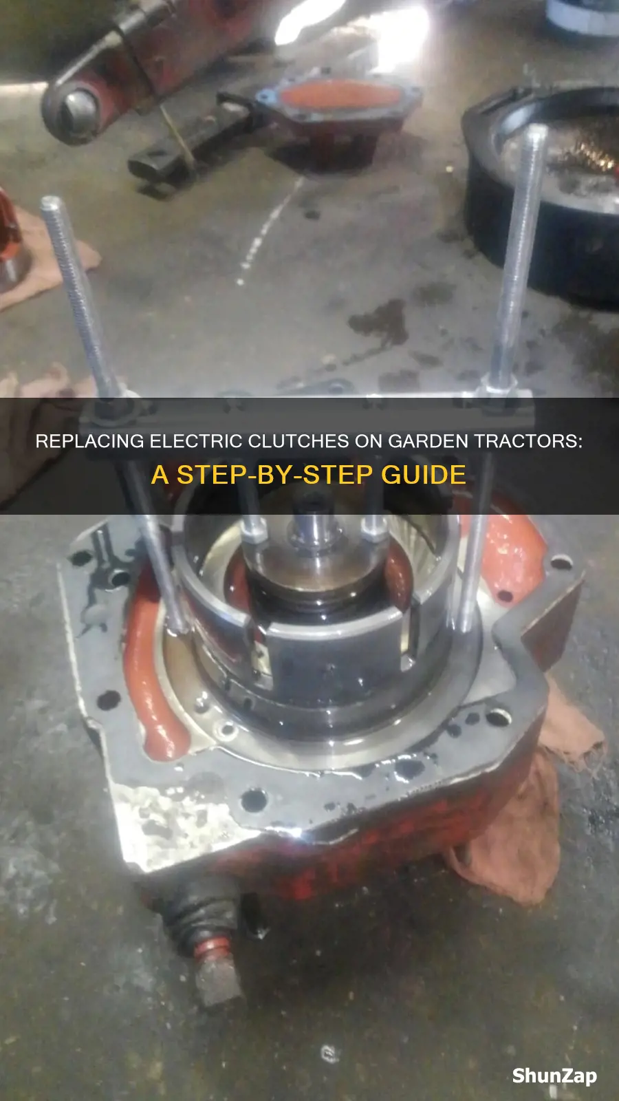 how to replace garden tractor electric clutch