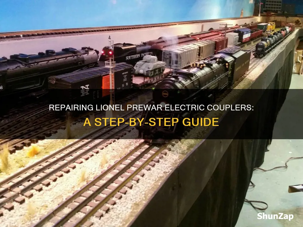 how to replace lionel prewar electric couplers