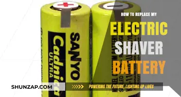 Electric Shaver Battery Replacement: A Step-by-Step Guide