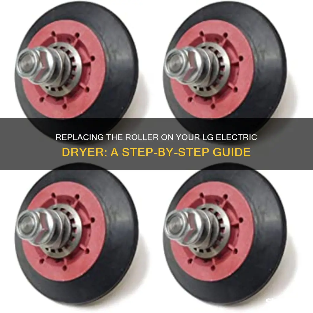 how to replace roler lg electric dryer