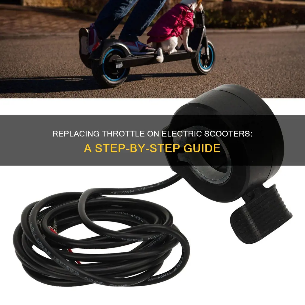 how to replace throttle on electric scooter
