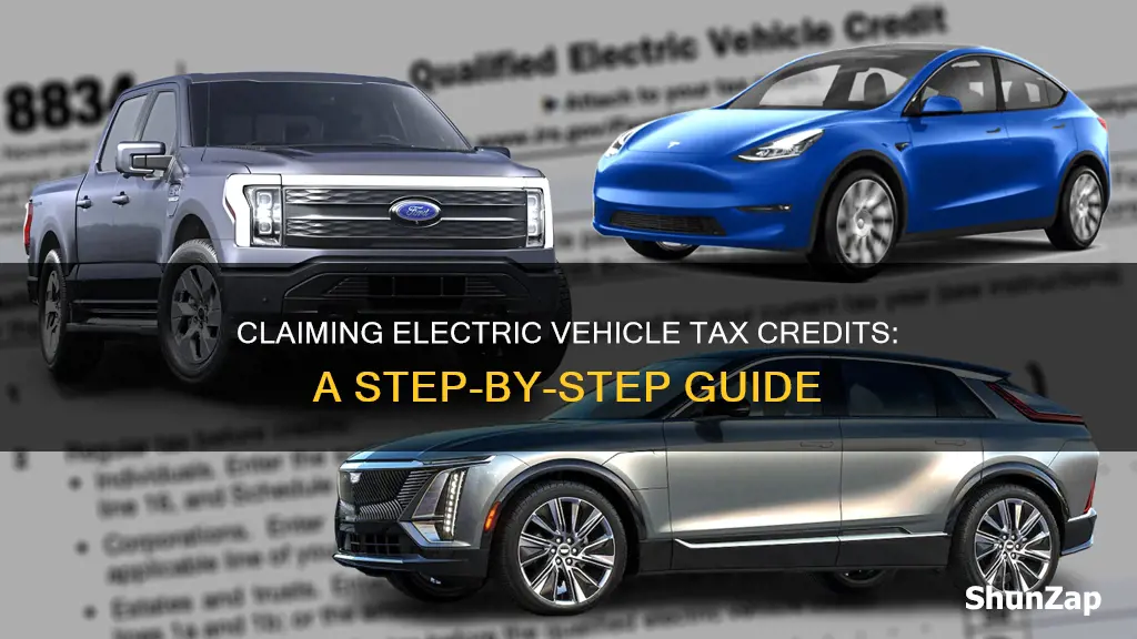 how to report electric vehicle tax credit