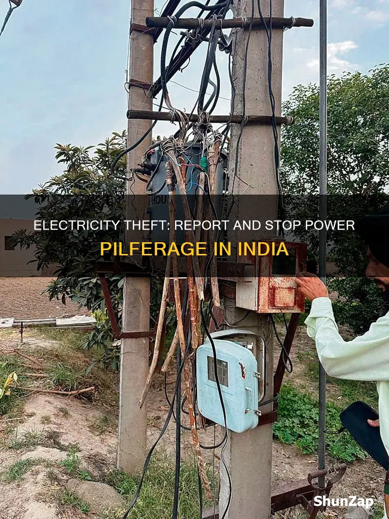 how to report electricity theft in india