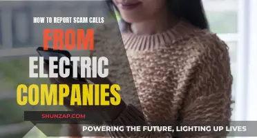 Reporting Scam Calls: Electric Company Impersonators