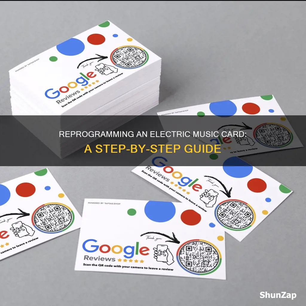 how to reprogram an electric music card