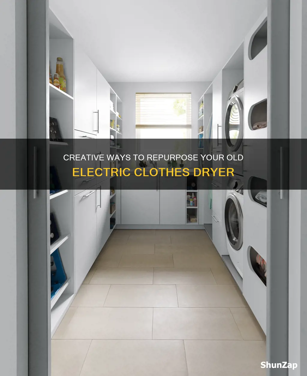 how to repurpose a electric clothes dryer