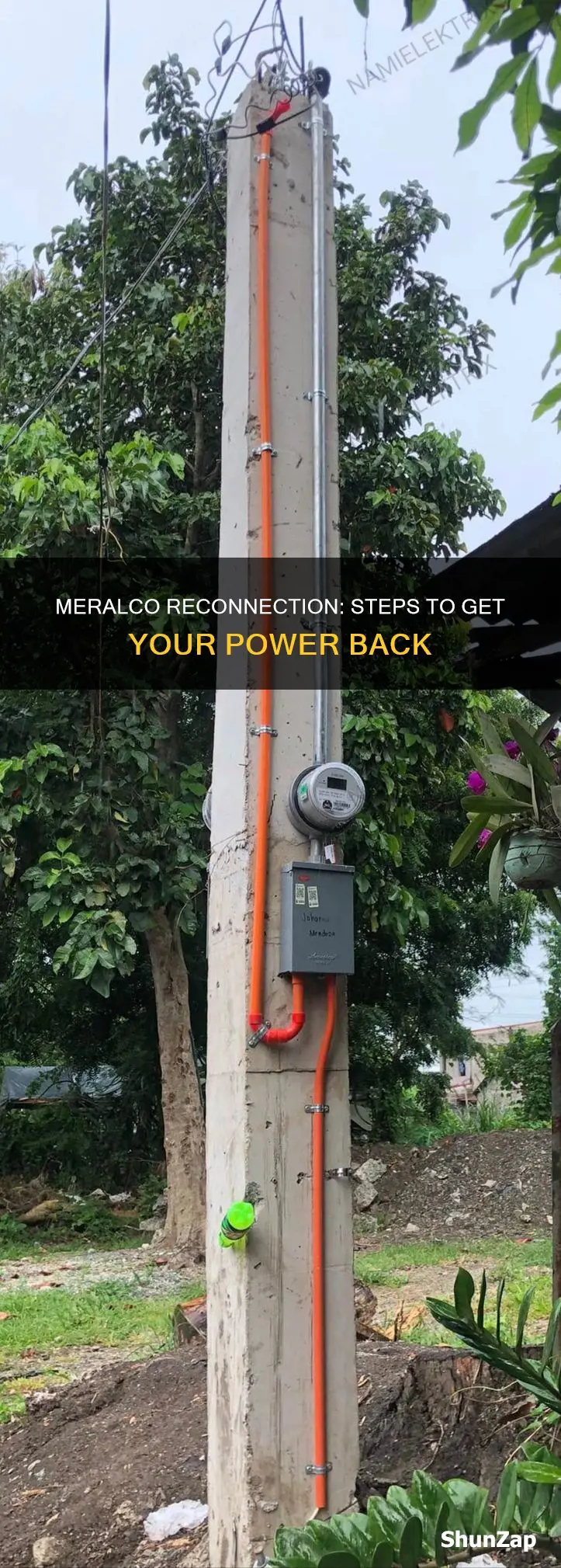 how to request meralco to reconnect electricity