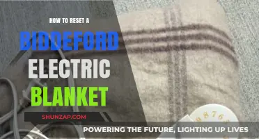 Resetting Your Biddeford Electric Blanket: A Step-by-Step Guide