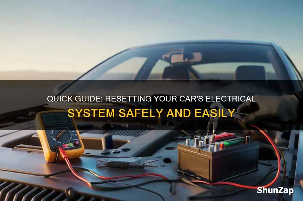 how to reset a car