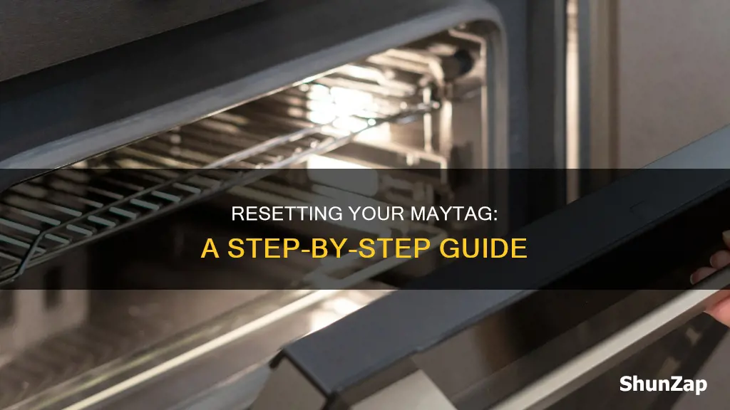 how to reset a electric maytag oven