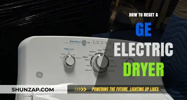 Resetting Your GE Electric Dryer: A Step-by-Step Guide
