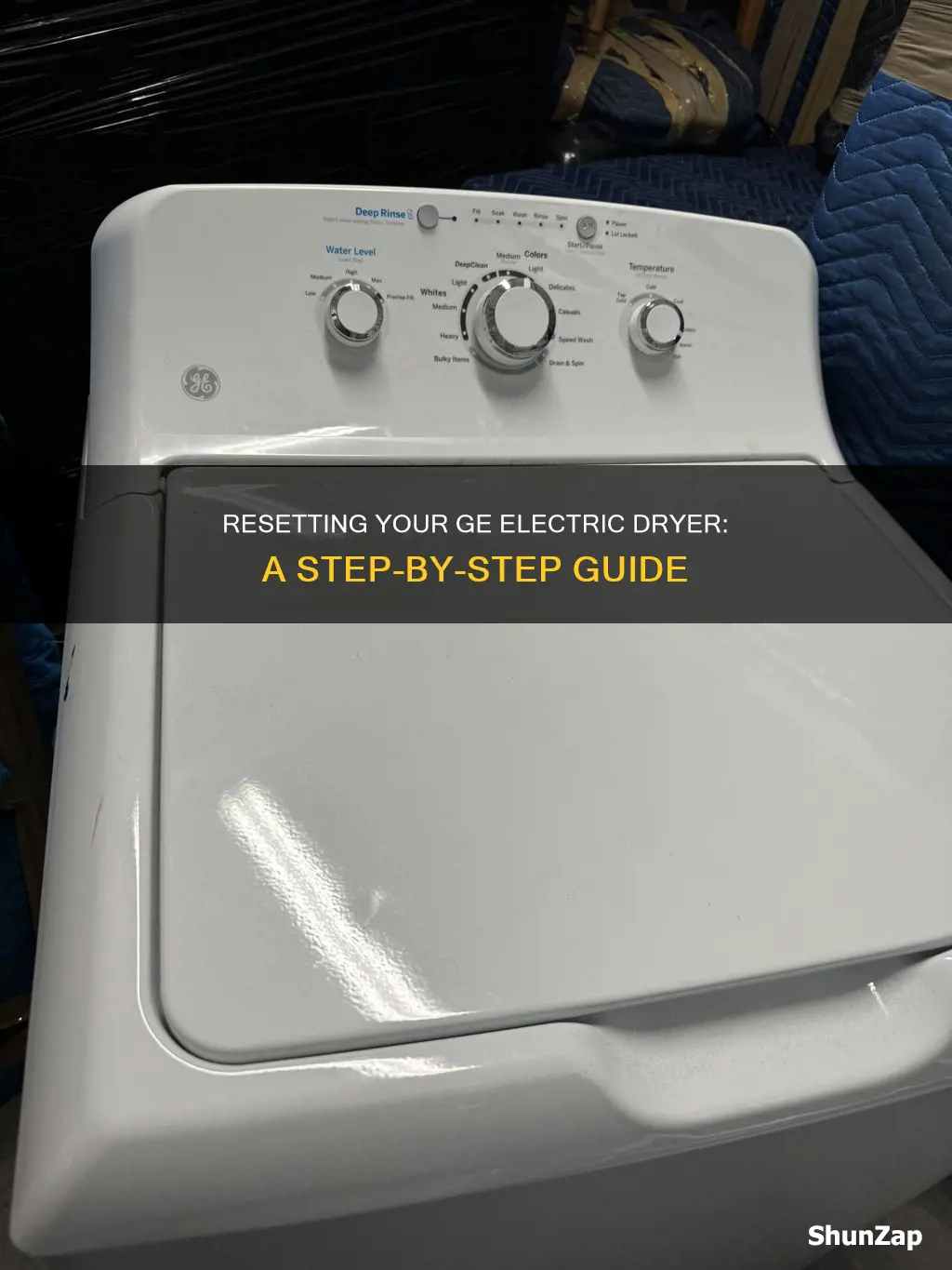 how to reset a ge electric dryer
