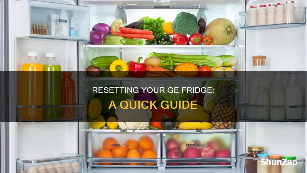 how to reset a general electric refrigerator