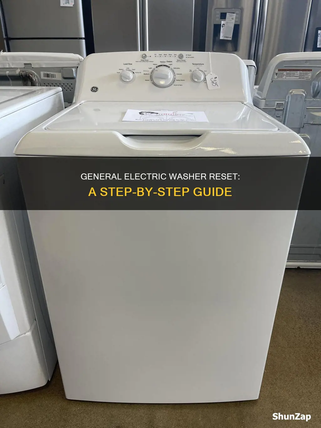 how to reset a general electric washer