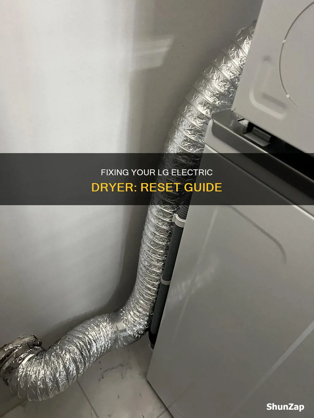 how to reset a lg electric dryer