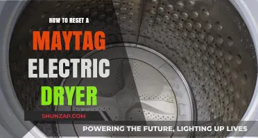 Maytag Electric Dryer Reset: Quick Troubleshooting Guide