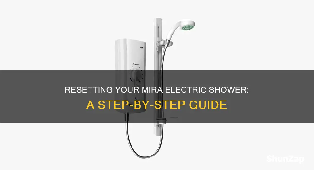 how to reset a mira electric shower