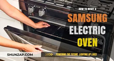 Resetting Your Samsung Electric Oven: A Step-by-Step Guide