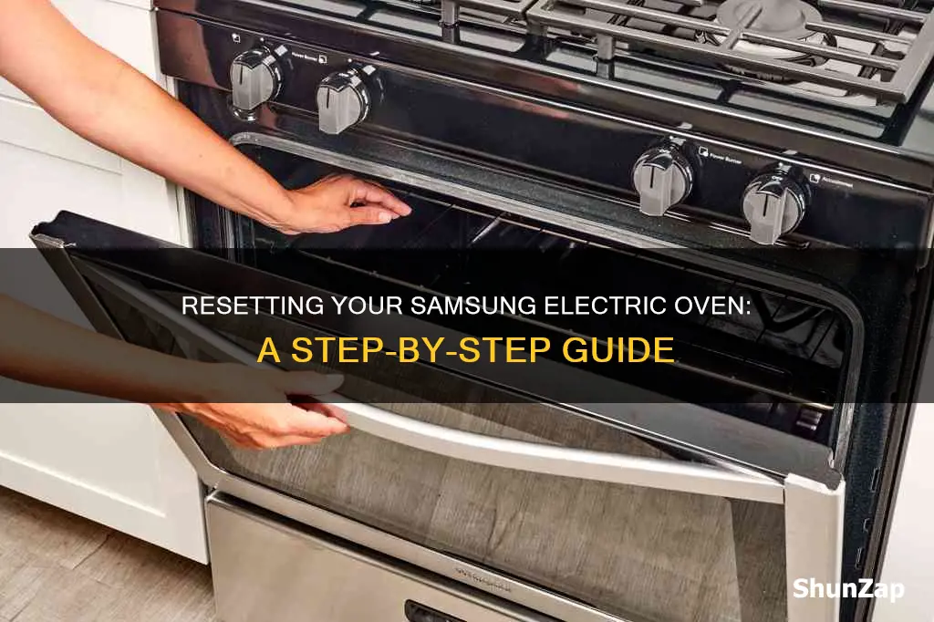 how to reset a samsung electric oven