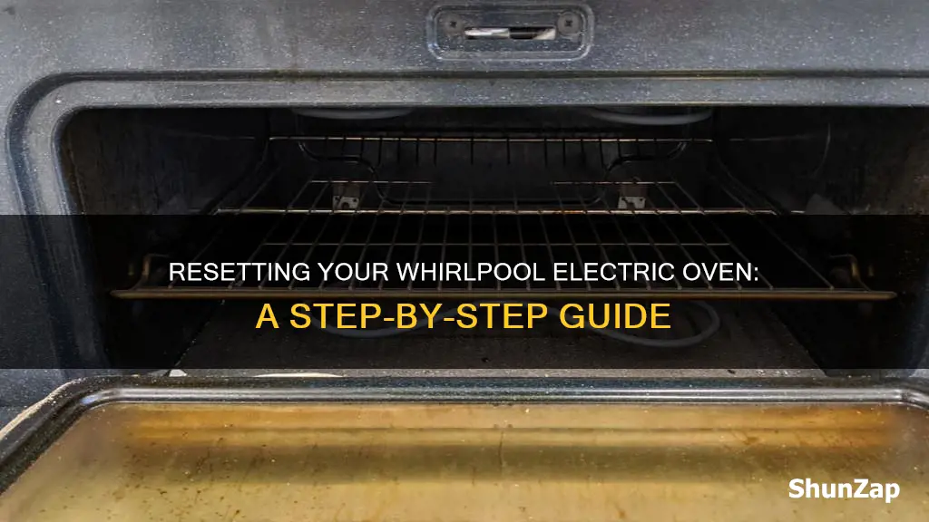 how to reset a whirlpool electric oven