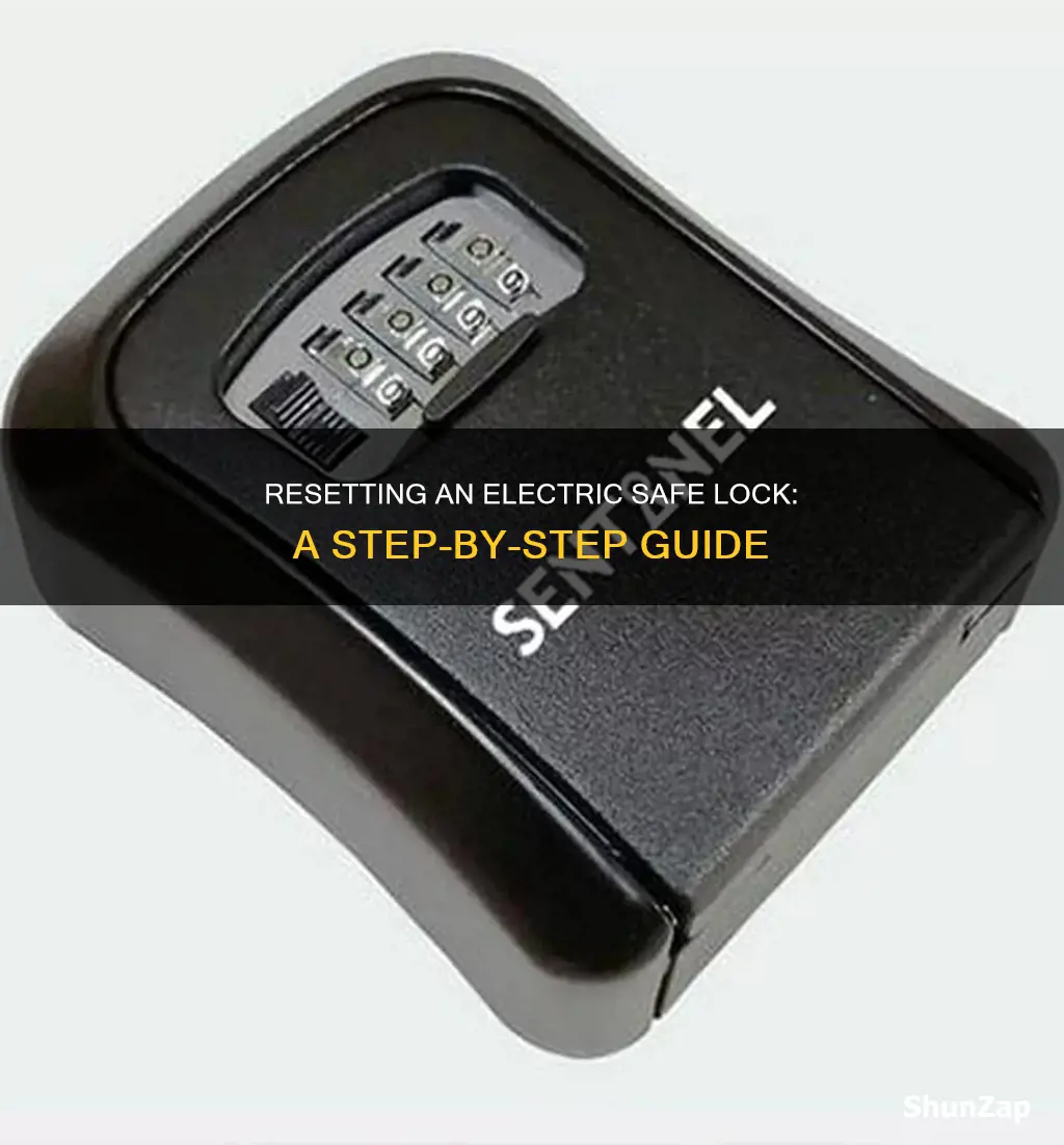 how to reset an electric safe lock