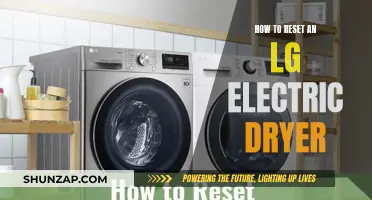 Resetting Your LG Electric Dryer: A Step-by-Step Guide