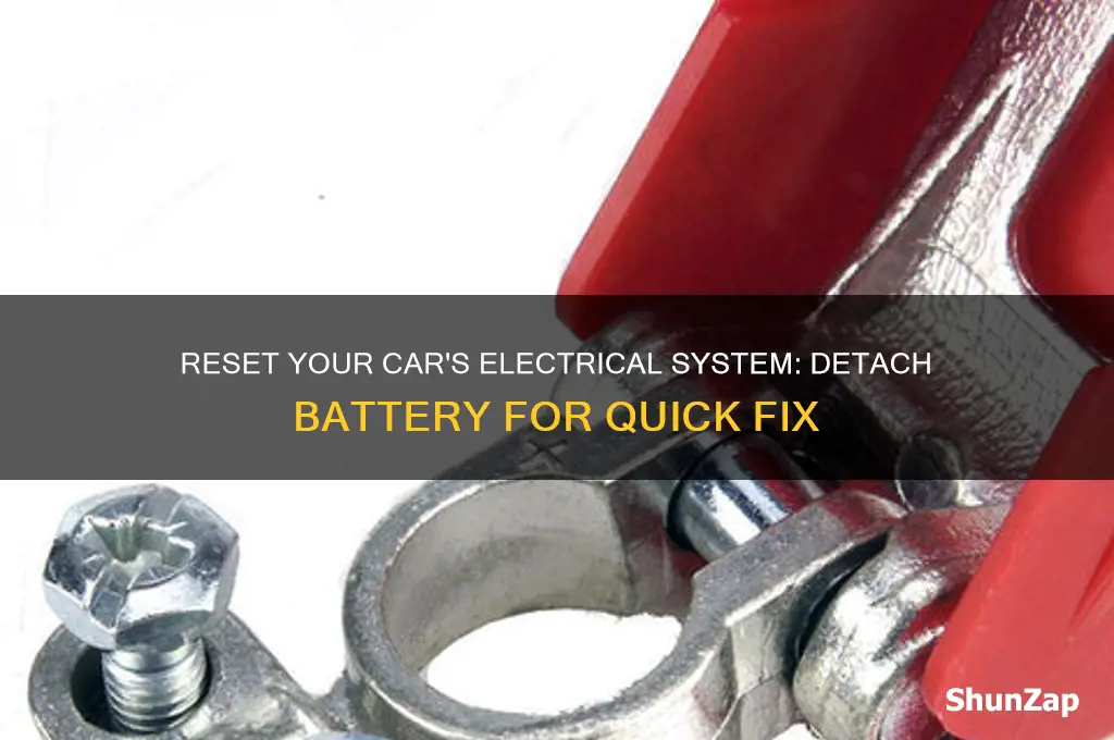 how to reset car electrical by detaching battery