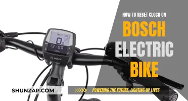 Resetting the Clock on Your Bosch Electric Bike