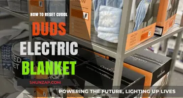 Resetting Your Cuddlduds Electric Blanket: A Step-by-Step Guide