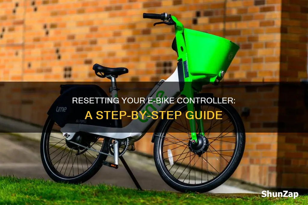 how to reset electric bike controller