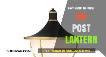 Resetting Your Post Lantern: A Quick Electrical Guide