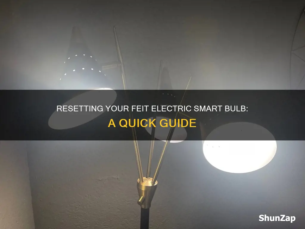 how to reset feit electric smart bulb