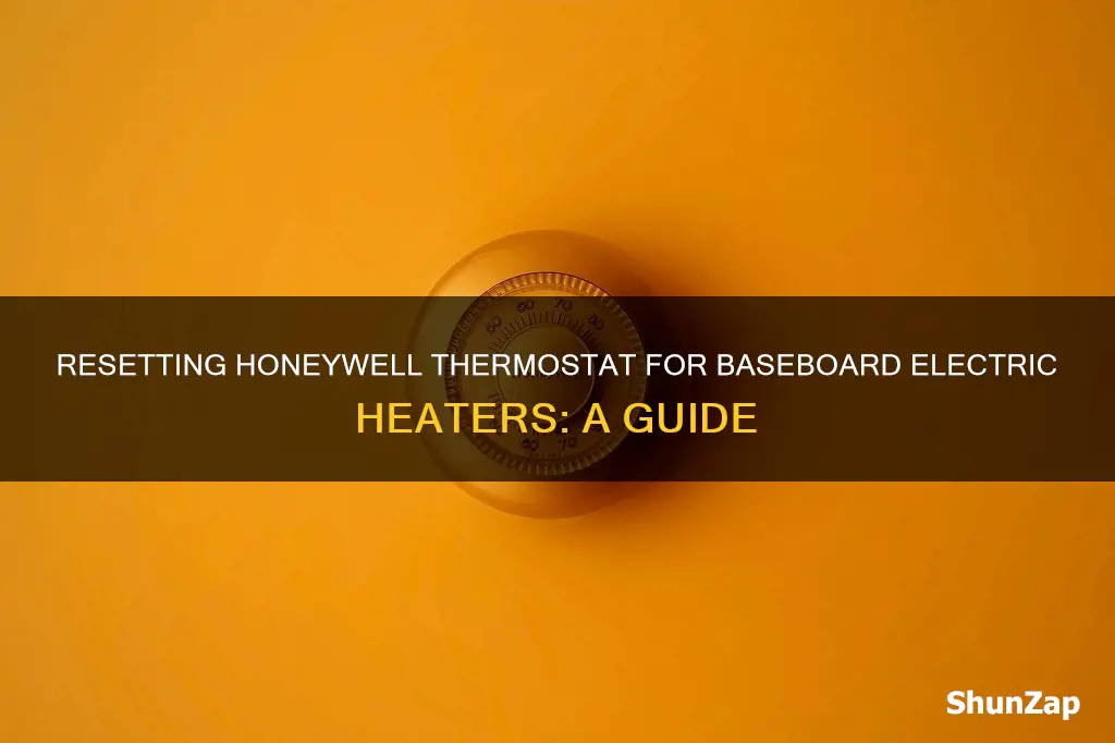 how to reset honeywell thermostat baseboard electric