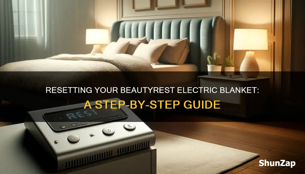 how to reset my beautyrest electric blanket