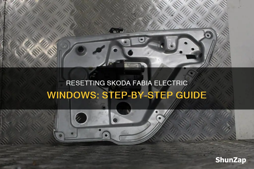 how to reset skoda fabia electric windows