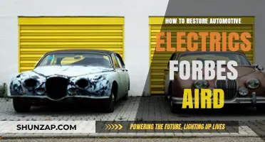 Restoring Automotive Electrics: Forbes Aird's Guide