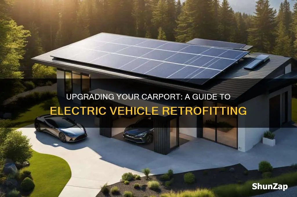 how to retrofit carport for electric car