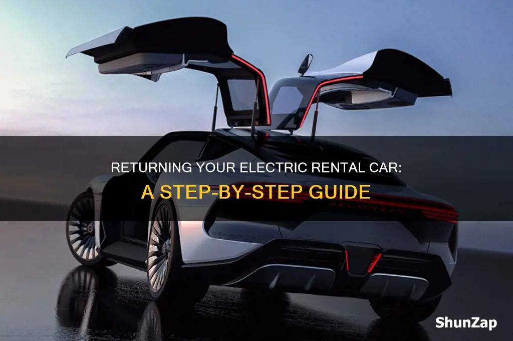 how to return an electric rental car